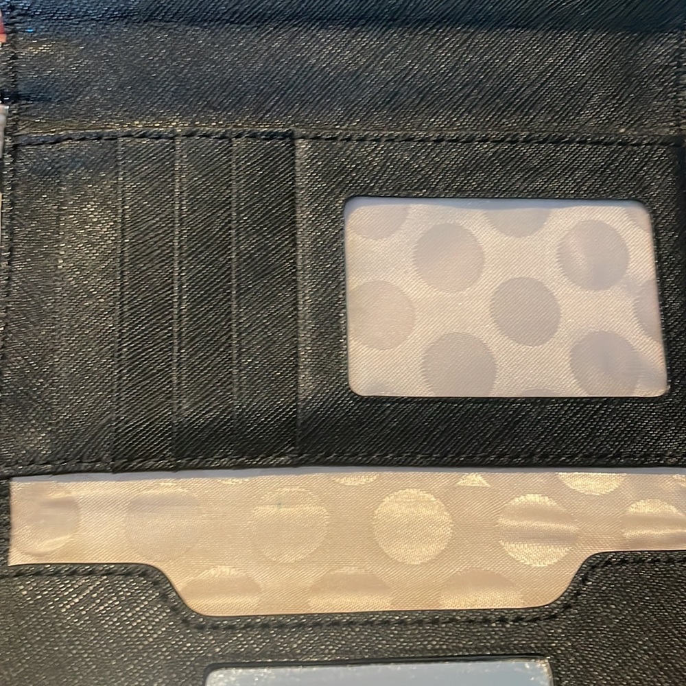 Kate Spade ♠️ Cedar Street Tech Wristlet 8ARU1099 black saffiano leather - Picture 5 of 10